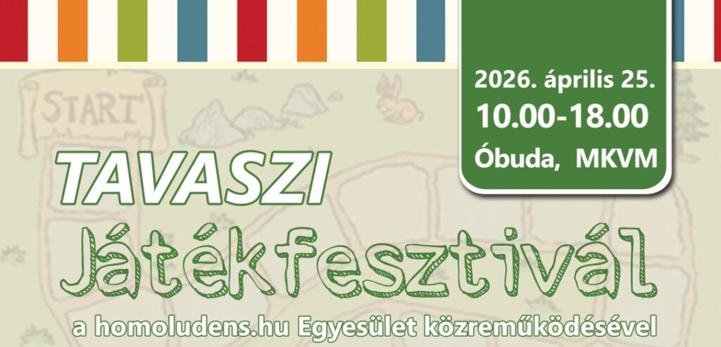 Áprilisban újra Játékfesztivál!