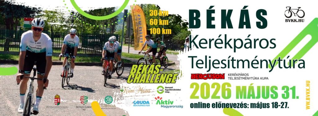 Indul a BÉKÁS-CHALLENGE * BERGUSON Kerékpáros Teljesítménytúra Kupa!